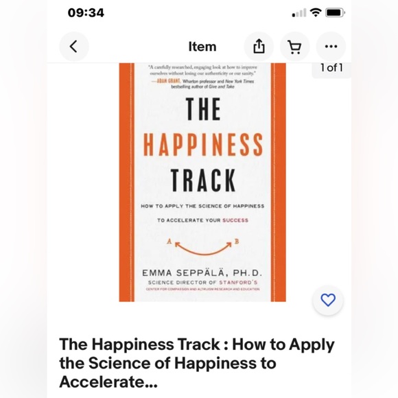 THE
HAPPINESS
TRACK
HOW TO APPLY THE SCIENCE OF HAPPINESS
TO - Picture 1 of 2